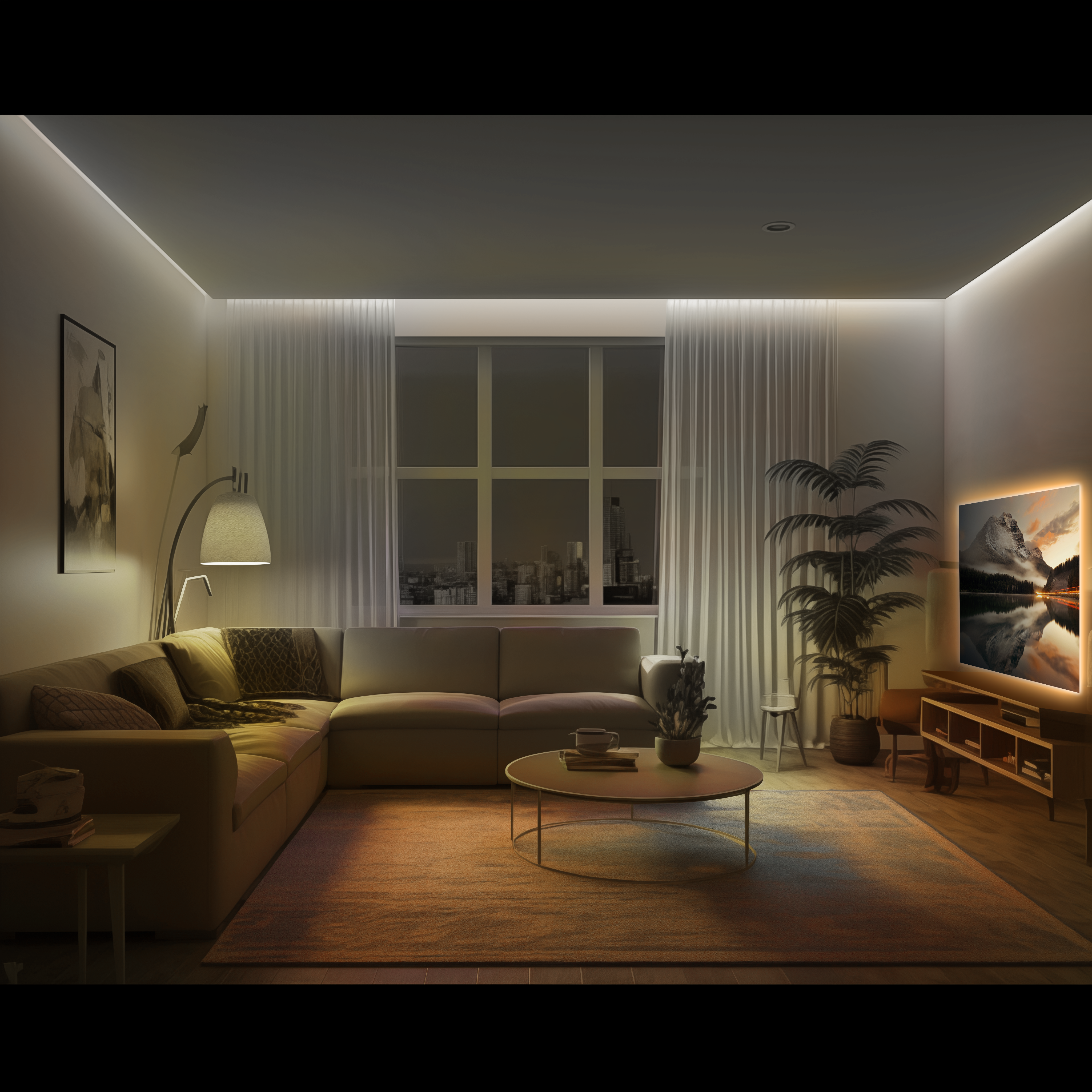 Yeelight YP-0093 Светодиодная лента Yeelight Pro Hight Voltage 75В, 4Вт, 2700-6500К, 16мм, 20м