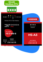 ONOKOM HS-3-MB-B Шлюз для управления бытовыми системами кондиционирования Hisense(разъем Wi-Fi) по ModBus RTU протоколу