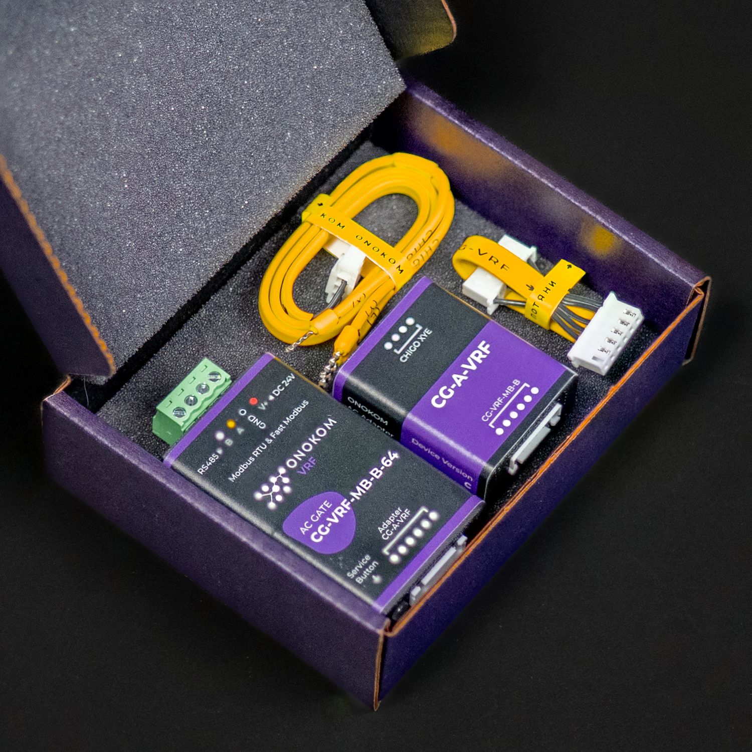 ONOKOM CG-VRF-MB-B-64 Устройство для управления 64 внутренними блоками VRF системы кондиционирования CHIGO(разъем XYE) по ModBus RTU протоколу