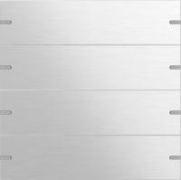 Gira 502417 Наб.клвш. 4-м сенс.выкл.4 TS4 аллюминий, цвет: Серый