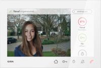 Gira 1209 03 Квартирная видеостанция накладного монтажа 7,, цвет: Белый, оттенок: Глянцевый