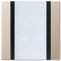 Jung A2071NABSCH KNX кнопочный сенсор, 1 группа, цвет: Белый, оттенок: Шампань