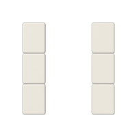 Jung A 503 TSA Набор накладок 3 группы, Цвет: Бежевый, оттенок: Слоновая кость