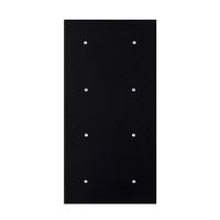 Tense KNX_INTCB8 Сенсорный выключатель KNX Intensity Corian Black 8F, цвет: Чёрный