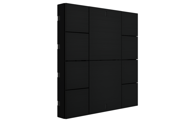 Interra ITR340-0011 iSwitch+ - 10-кнопочный KNX выключатель, алюминий, черный матовый