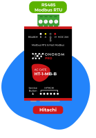 ONOKOM HT-1-MB-B Шлюз для управления полупромышленными системами кондиционирования Hitachi(разъем CN7 или CN1101) по ModBus RTU протоколу