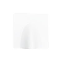 Zennio 830002109 ZS55, Крышка кабельного вывода 55x55 мм, Матовый белый