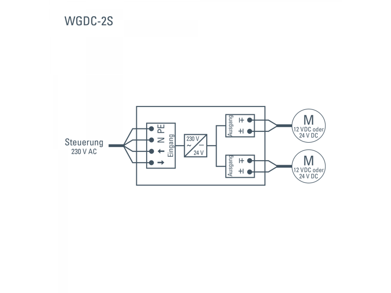 Elsner 2014 Блок питания WGDC-2S 12/24 В постоянного тока