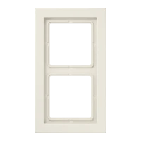 Jung LSD 982 W Рамка 2-ная, вертикальный и горизонтальный монтаж, duroplastic, LS-DESIGN, слоновая кость