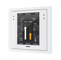 Zennio ZVIZ28W Емкостная сенсорная панель (дисплей 2,8") на 70x70 кадров Z30, цвет: Белый