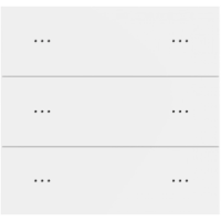 Letour LY/KK0310T10STENPCWHITECURVED Выключатель, 3 клав. встроенное реле, закруглен, белый