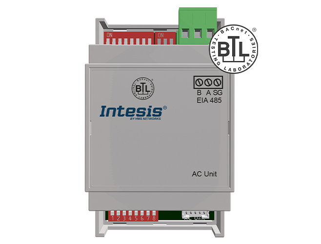 Intesis IN485MIT001I000 Шлюз BACnet для кондиционеров Mitsubishi Electric Domestic, Mr.Slim и City Multi с интерфейсом BACnet MS/TP — 1 шт.