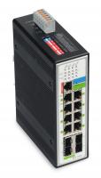Wago 852-1505 Управляемый коммутатор, 8/4 (8PoE+) x 1000BASE-T/ -SX/LX