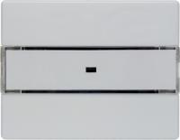 Berker 75161649 Клавишный сенсор «Комфорт», с полем для надписей, 1-канальный, Arsys, цвет: Белый, оттенок: Полярная белизна, глянцевый