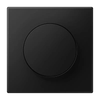 Jung LS 1740 SWM Накладка на роторный механизм, Дюропласт лакированный, Серия LS, матовый чёрный графит