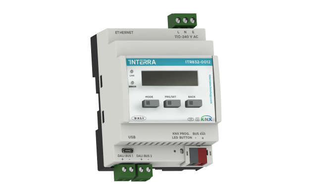 Interra ITR832-0012 2x64 DALI - KNX шлюз