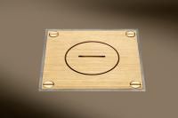 Lithoss Розетка ARPI IP64 Brushed Brass, Цвет: Латунь