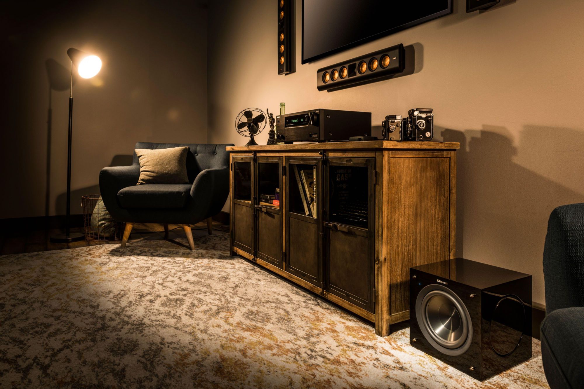 Klipsch 189790 Сабвуфер Klipsch C-308ASWi, цвет: Чёрный