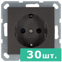 Jasmart Electric G5501Z-30 Розетка SHUKO© с защитными шторками 16A 250V~ 2P+T, цвет Мокко,  JASMART, набор, 30 шт.