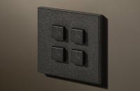 Lithoss LI0030314 Выключатель Select, цвет: Чёрный, оттенок: Текстурированный