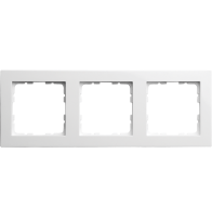 Jasmart Electric G1003W Рамка G-Classic  3-постовая, цвет белый глянцевый, G1003W