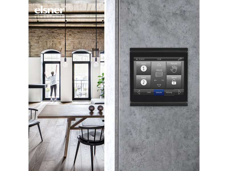 Elsner 70252 Corlo Touch KNX (снятый с производства товар) Дисплей