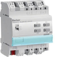 Berker 75314111 Актуатор (Исполнительное устройство управления жалюзи) 4-канальное, рядный встраиваемый прибор