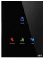 ABB TLM/U.3.1-CG Карточный считыватель Tacteo, вертикальный, черное стекло, цвет: Чёрный