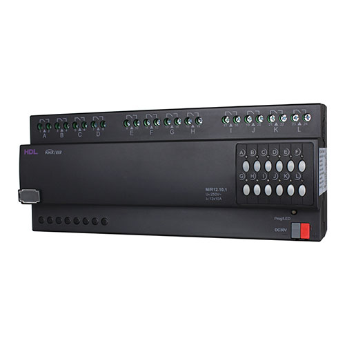 HDL M/R12.10.1 DIN реле, 12-канальное, 10A на канал, KNX