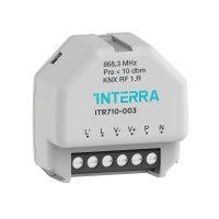 Interra 
					ITR710-0003
				 KNX RF 1 Channel 110 V DC Ballast Dimmer Actuator