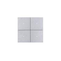 Tense KNX_INTFA4 Сенсорный выключатель KNX Intensity Forged Alu 4F, цвет: Серый