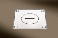 Lithoss Розетка ARPI IP64 Stainless Steel Polished, Цвет: Серебряный