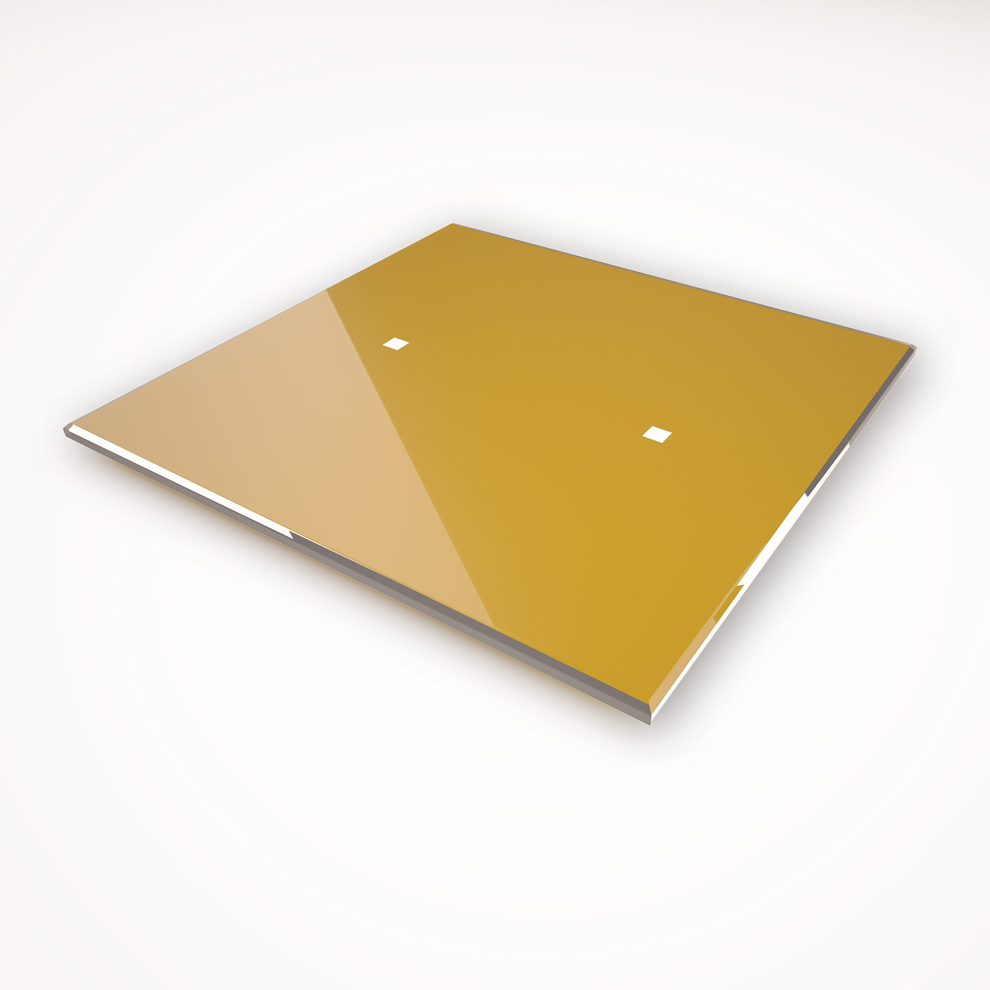 Tense KNX_INTGG2 Сенсорный выключатель KNX Intensity Glass Gold 2F, цвет: Золотой