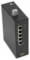 Wago 852-1411 Промышленный коммутатор, Eco, 5 (4 PoE+) x 1000BASE-T