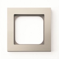 Basalte 001-07 Рамка, brushed nickel, FT