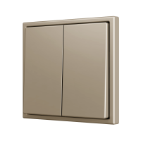 Zennio ZS702PB4C ZS70, Двойная мягкая кнопка для 4 бинарных входов 70x70 мм – Шампанское