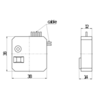 B.E.G. 92842 Устройства контроля PBM-DALI-SYS-4W, цвет: Белый