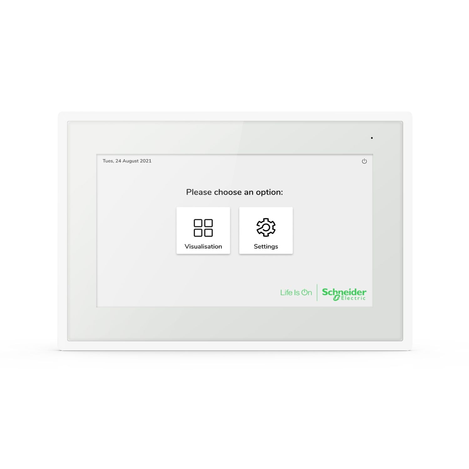 Schneider MTN6260-7770 Сенсорная панель SpaceLogic KNX Touch IP 7-дюймовый смарт-экран, белый