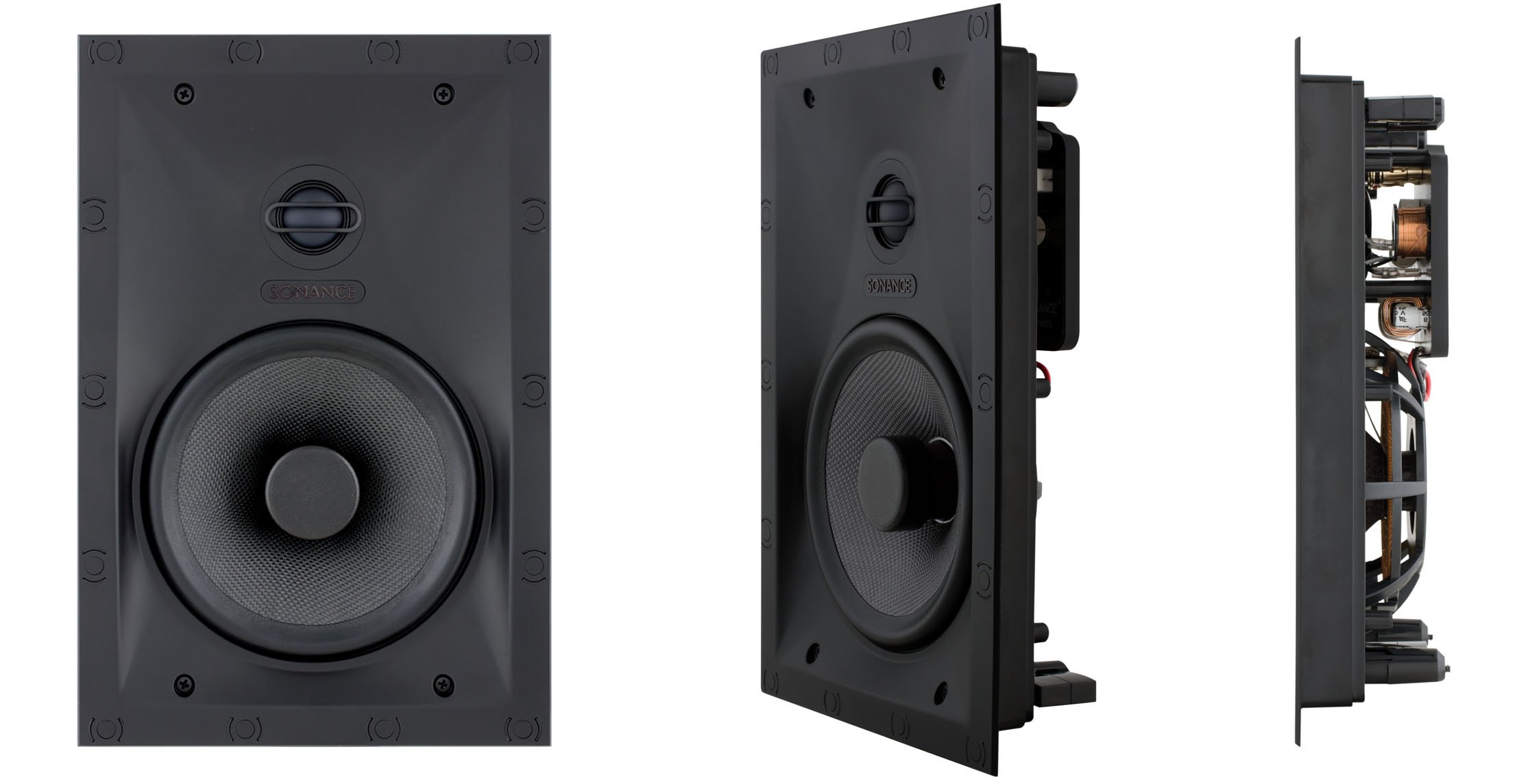 Sonance 104858 Встраиваемая акустика Sonance VP66 TL, цвет: Чёрный
