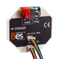 BESKNX CT454420/PAR Актуатор (Адаптер KNX для ручного управления с 4 низковольтными входами и выходами 4E4SL-K)