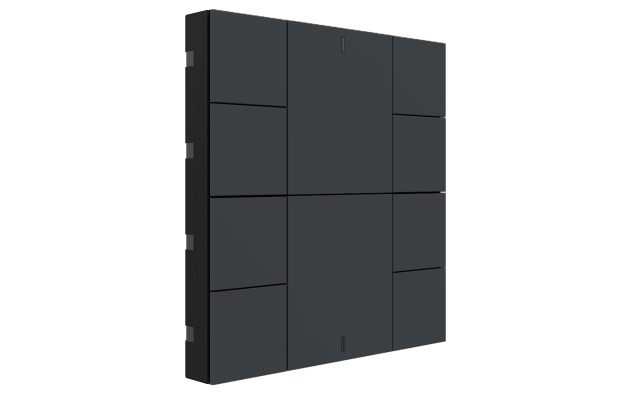 Interra ITR340-0004 iSwitch+ - 10-кнопочный KNX выключатель, пластик, антрацит матовый
