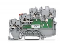Wago 2000-5310/1101-951 Клемма 3-пр. датчика, 1 мм2, NPN, серая