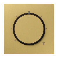 Jung ME 1749 C Накладка для термостата, Латунь, Серия LS, латунь Classic