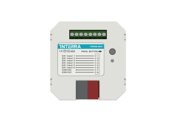 Interra ITR106-0011 Модуль ввода двоичных/аналоговых сигналов KNX 6 канальный - с 6 термостатами