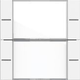 Gira 577227 Набор клавиш двойн. с полем для надписи для сенсорного выключателя 4 System 55