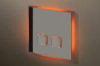 Lithoss LI0040403 Выключатель Illume с подсветкой, цвет: Хром