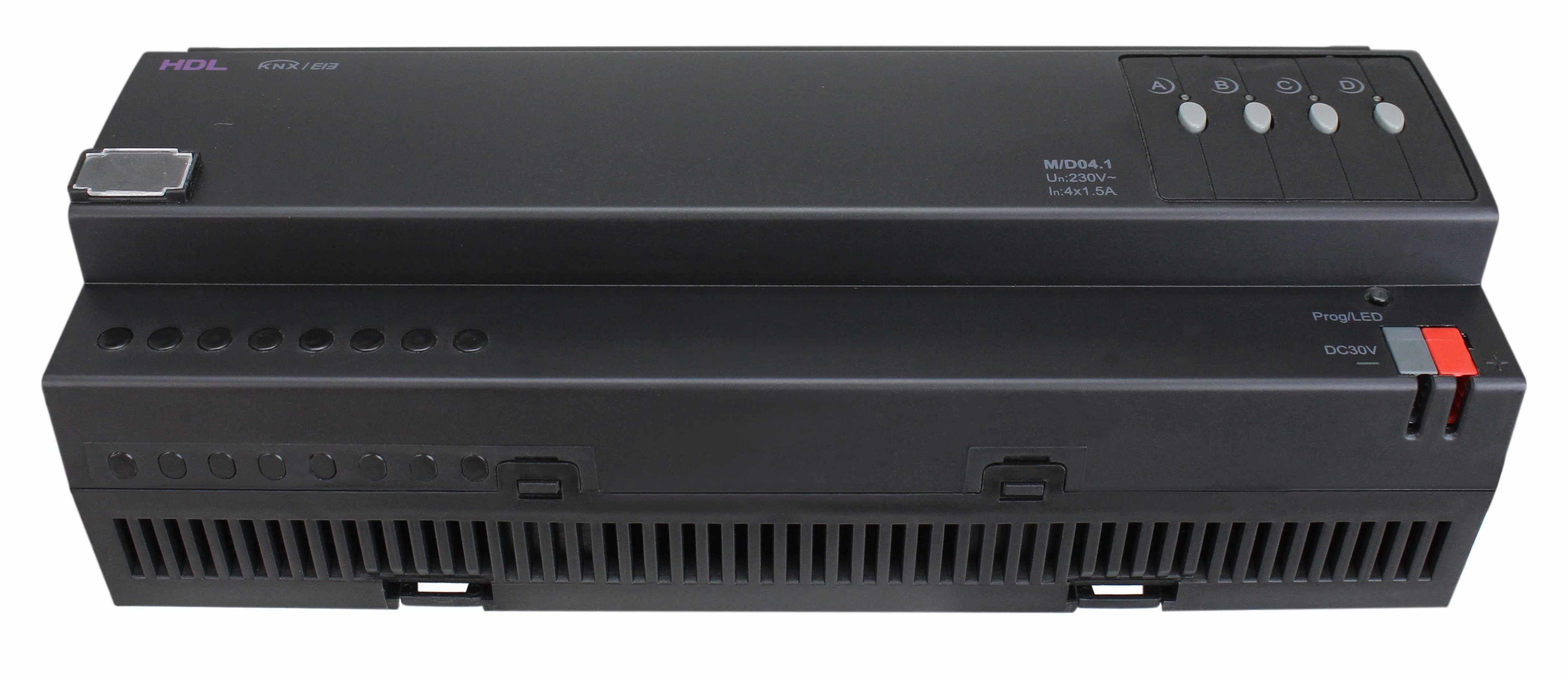 HDL HDL-M/D04.1 DIN диммер 4-канальный, 1,5А на канал, KNX