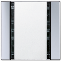 Jung A2091NABSAL KNX кнопочный сенсор, 1 группа, универсальное исполнение, цвет: Серый, оттенок: Алюминиевый