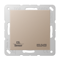 Jung CO2A2178CH KNX/EIB датчик углекислого газа, влажности и комнатной температуры, цвет: Шампань