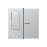 Jung A3190CUKOALPL Накладка алюминий, цвет: Серый, оттенок: Алюминиевый